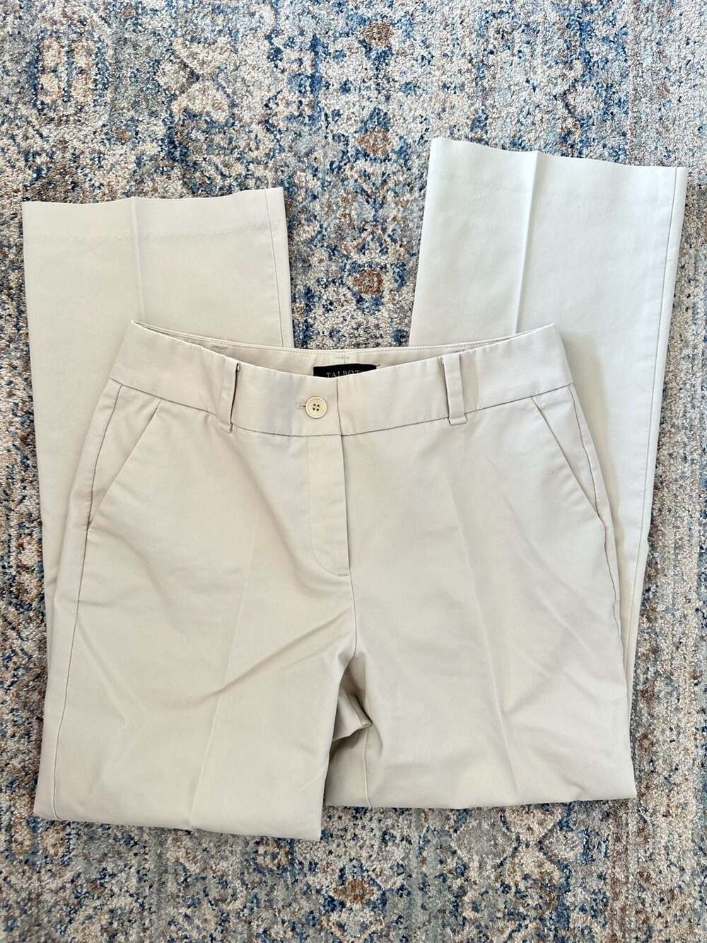 Talbots Heritage Petites Beige Chino Pants Size 8P